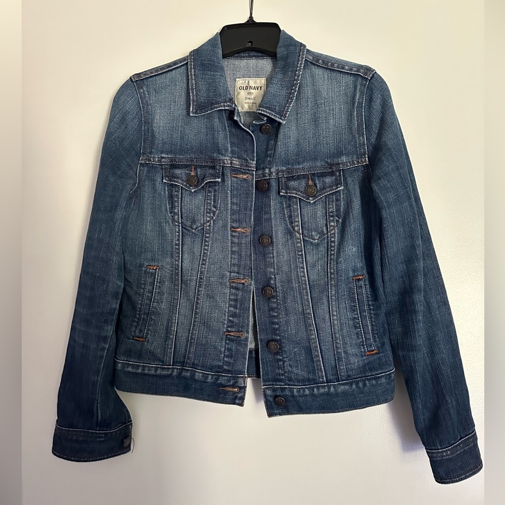 Old Navy Classic Blue Jean Jacket Size Small